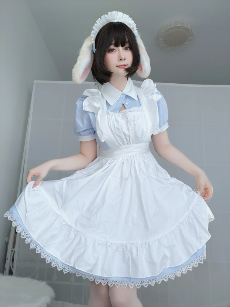 白银81《兔耳女仆》主题写真：111张全套美图，含3个视频