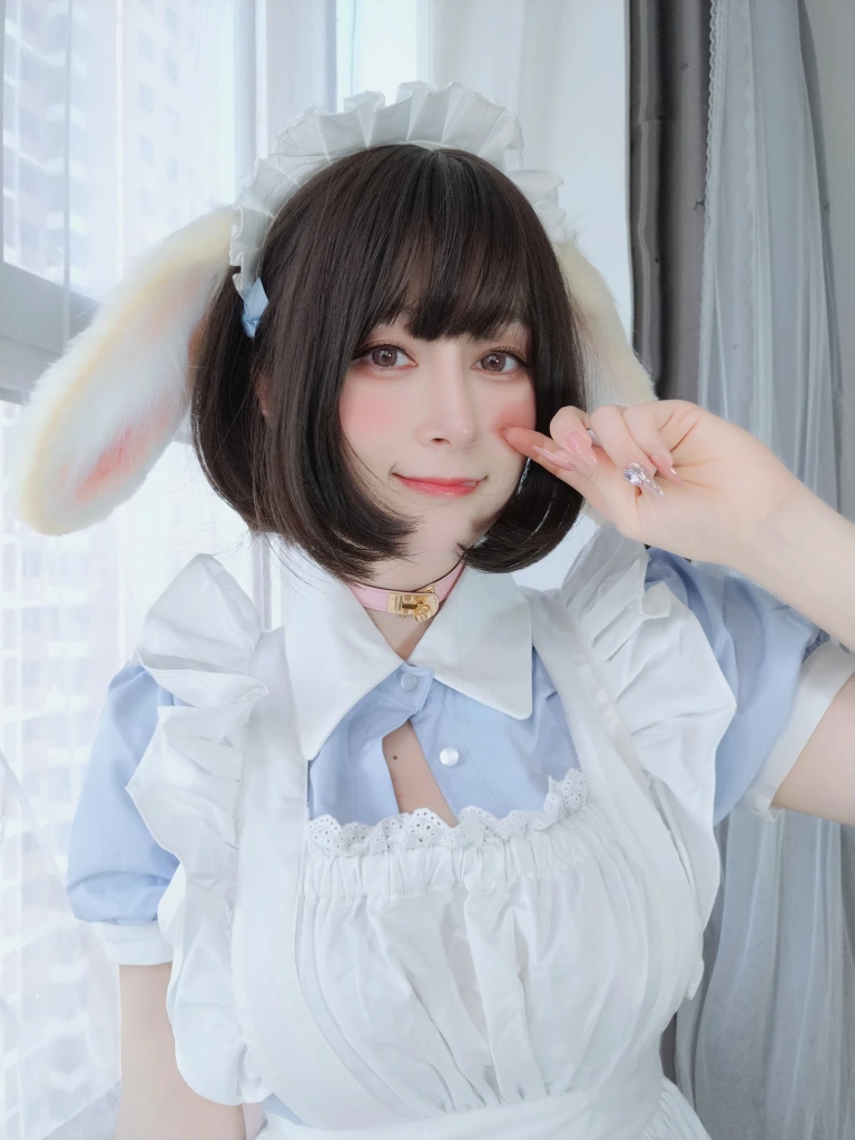 白银81《兔耳女仆》主题写真：111张全套美图，含3个视频