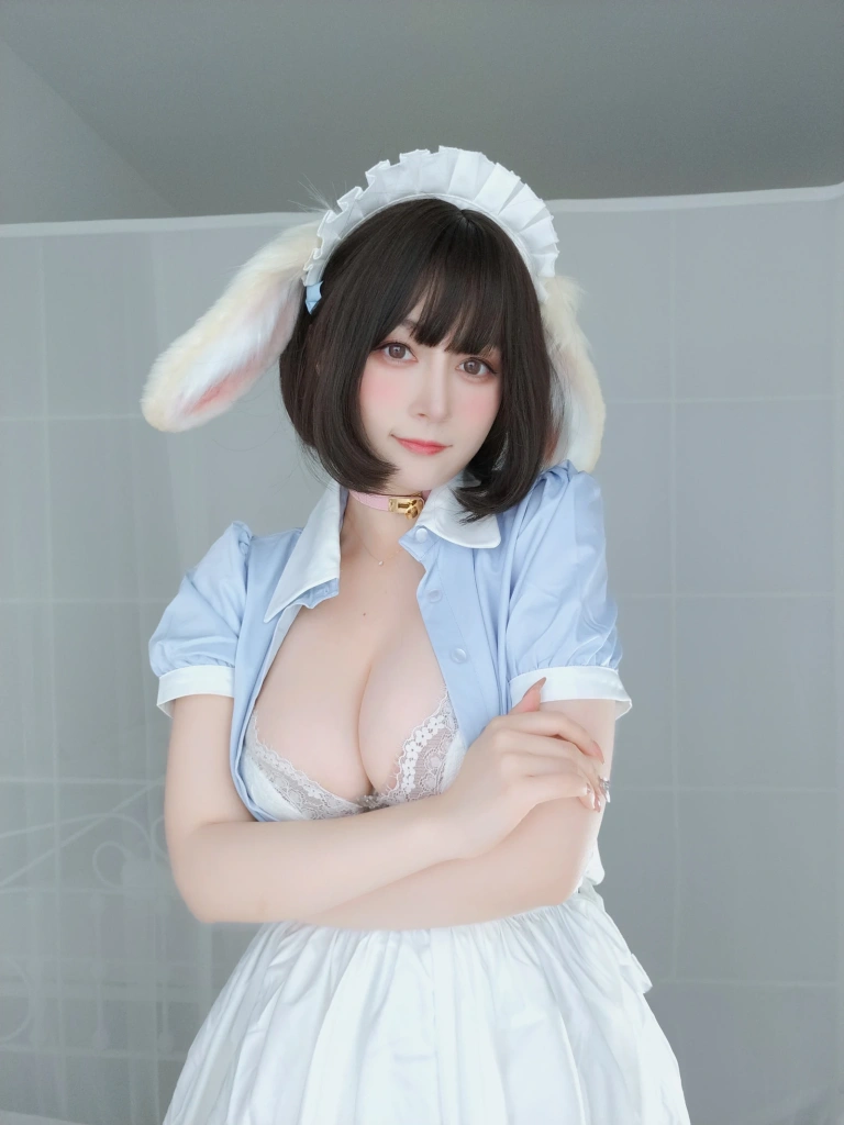 白银81《兔耳女仆》主题写真：111张全套美图，含3个视频