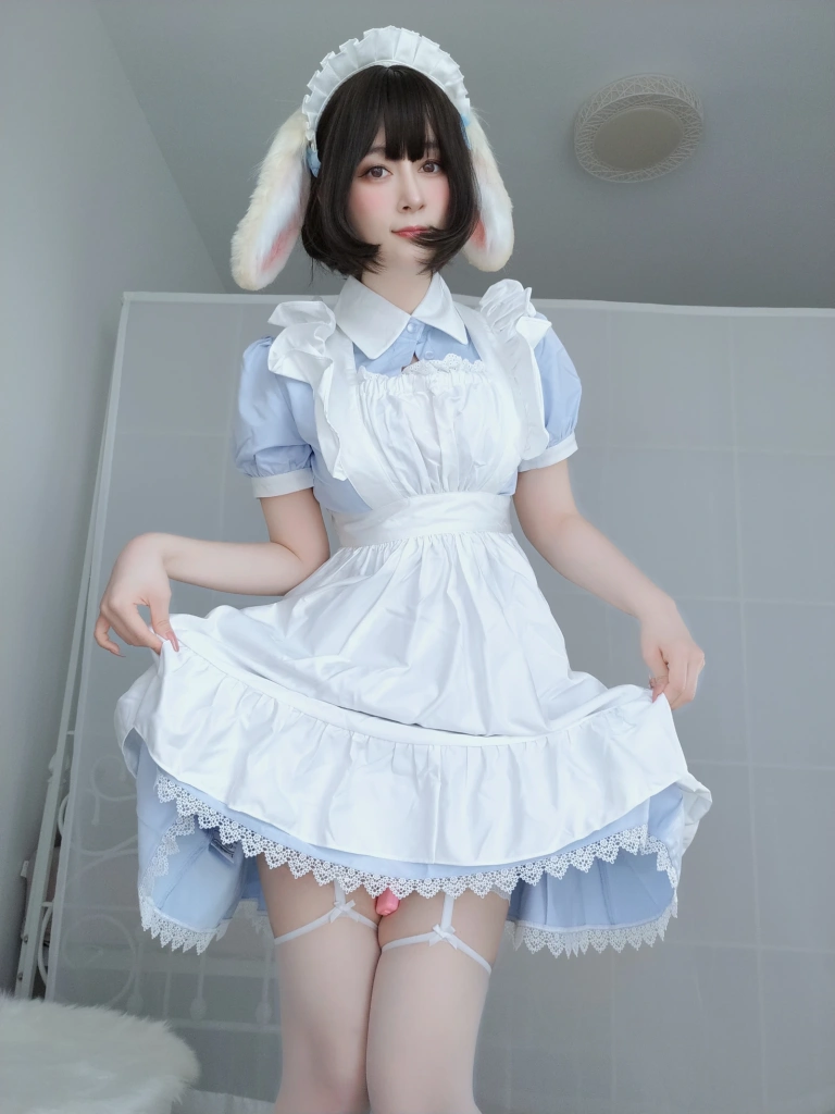 白银81《兔耳女仆》主题写真：111张全套美图，含3个视频