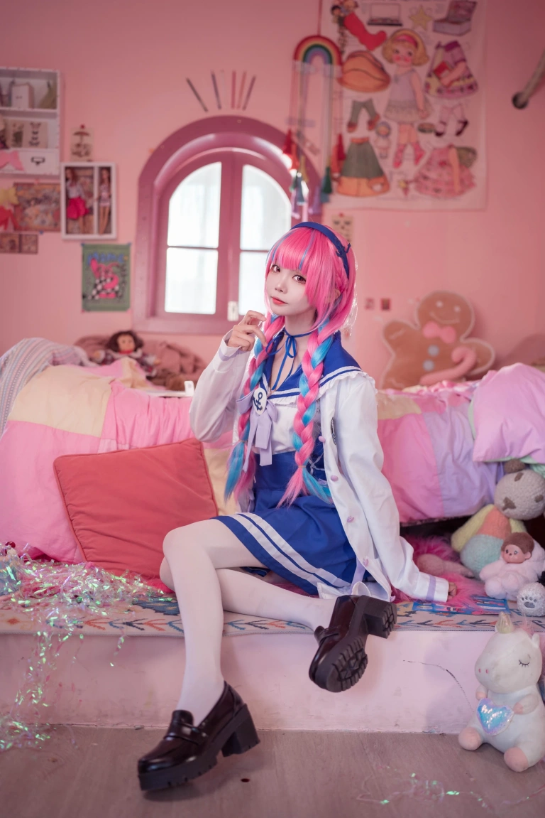 艾西Aiwest《湊阿库娅 私服》主题写真：55张全套美图