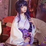 艾西Aiwest《雷电将军》主题写真：30张全套美图