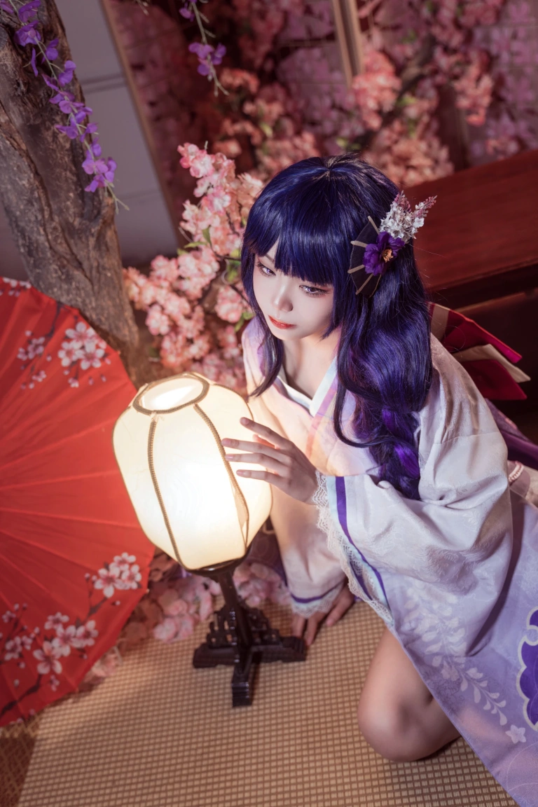 艾西Aiwest《雷电将军》主题写真：30张全套美图
