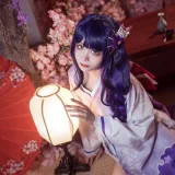 艾西Aiwest《雷电将军》主题写真：30张全套美图