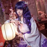 艾西Aiwest《雷电将军》主题写真：30张全套美图