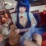 艾西Aiwest《伊吹新年旗袍》主题写真：35张全套美图