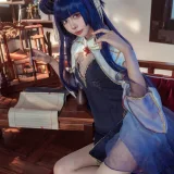 艾西Aiwest《伊吹新年旗袍》主题写真：35张全套美图