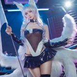 艾西Aiwest&喜欢爱理吗《碧蓝航线 巴尔的摩&信浓 赛车女郎》主题写真：47张全套美图