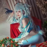 艾西Aiwest《PA-15 芙洛伦跃雪逢春》主题写真：21张全套美图