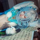 艾西Aiwest《PA-15 芙洛伦跃雪逢春》主题写真：21张全套美图