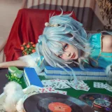 艾西Aiwest《PA-15 芙洛伦跃雪逢春》主题写真：21张全套美图