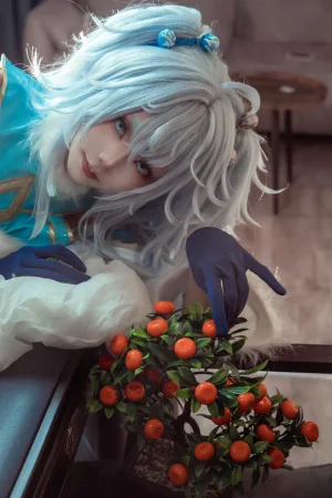 艾西Aiwest《PA-15 芙洛伦跃雪逢春》主题写真：21张全套美图