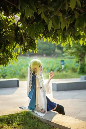 艾西Aiwest《白圣女 塞西莉亚》主题写真：24张全套美图
