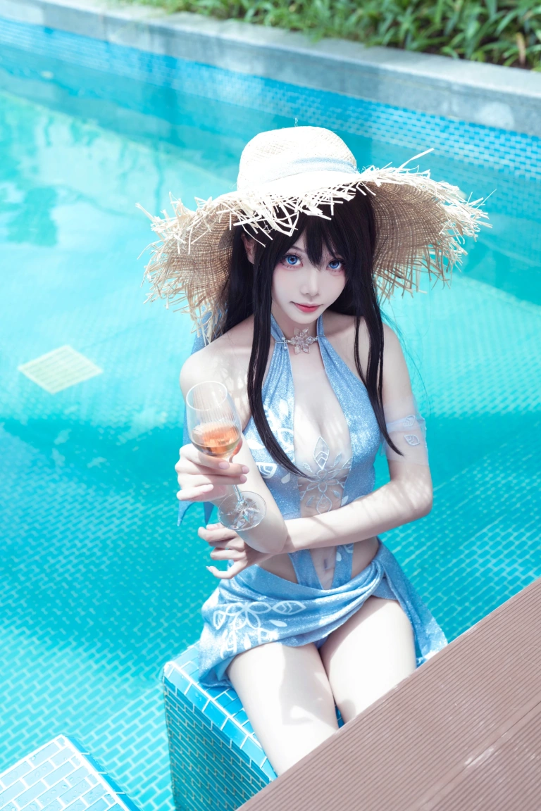 艾西Aiwest《永劫无间 顾清寒》主题写真：18张全套美图