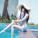 艾西Aiwest《永劫无间 顾清寒》主题写真：18张全套美图