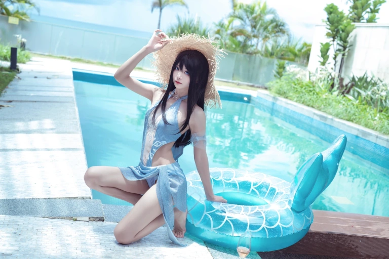 艾西Aiwest《永劫无间 顾清寒》主题写真：18张全套美图