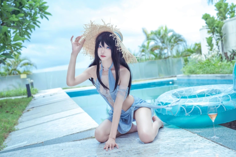 艾西Aiwest《永劫无间 顾清寒》主题写真：18张全套美图