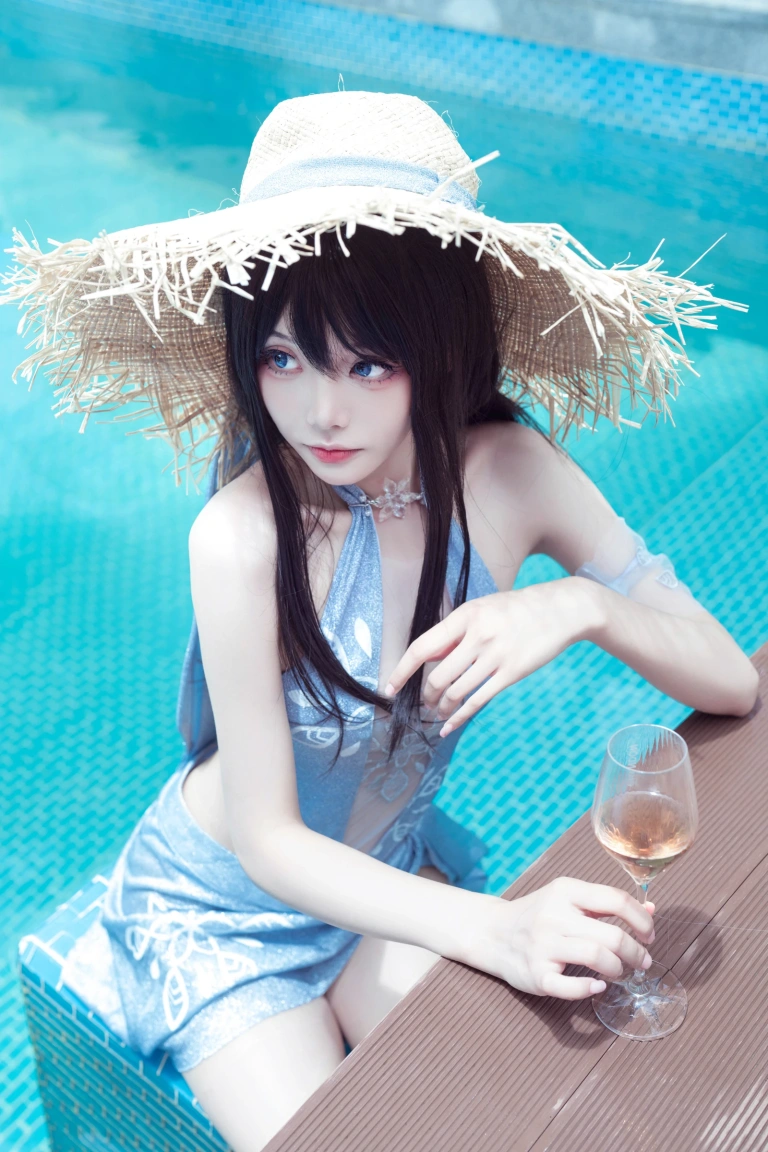 艾西Aiwest《永劫无间 顾清寒》主题写真：18张全套美图