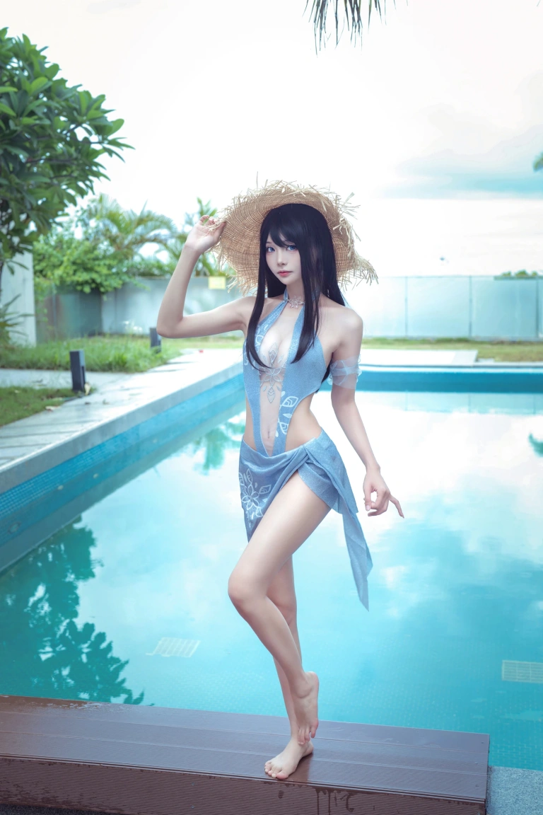 艾西Aiwest《永劫无间 顾清寒》主题写真：18张全套美图