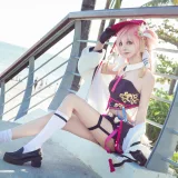 艾西Aiwest《原神烟绯 花鸟与情》主题写真：29张全套美图