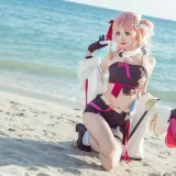 艾西Aiwest《原神烟绯 花鸟与情》主题写真：29张全套美图
