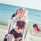 艾西Aiwest《原神烟绯 花鸟与情》主题写真：29张全套美图