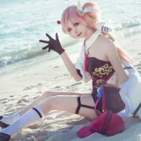 艾西Aiwest《原神烟绯 花鸟与情》主题写真：29张全套美图