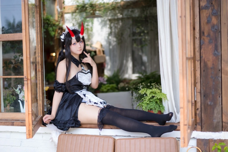 艾西Aiwest《碧蓝航线 能代》主题写真：18张全套美图