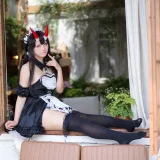 艾西Aiwest《碧蓝航线 能代》主题写真：18张全套美图
