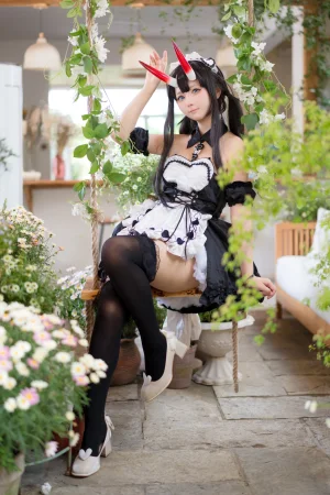 艾西Aiwest《碧蓝航线 能代》主题写真：18张全套美图