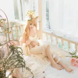 艾西Aiwest《碧蓝档案 伊落玛丽 睡衣》主题写真：34张全套美图