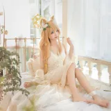 艾西Aiwest《碧蓝档案 伊落玛丽 睡衣》主题写真：34张全套美图