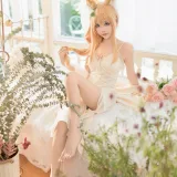 艾西Aiwest《碧蓝档案 伊落玛丽 睡衣》主题写真：34张全套美图
