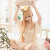 艾西Aiwest《碧蓝档案 伊落玛丽 睡衣》主题写真：34张全套美图