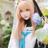 艾西Aiwest《碧蓝档案 伊落玛丽 修女》主题写真：33张全套美图