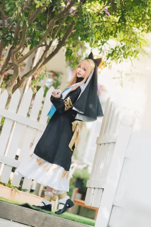 艾西Aiwest《碧蓝档案 伊落玛丽 修女》主题写真：33张全套美图