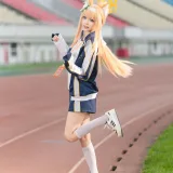 艾西Aiwest《碧蓝档案 伊落玛丽 体操服》主题写真：44张全套美图
