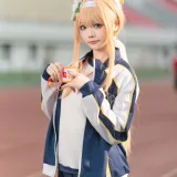 艾西Aiwest《碧蓝档案 伊落玛丽 体操服》主题写真：44张全套美图