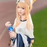 艾西Aiwest《碧蓝档案 伊落玛丽 体操服》主题写真：44张全套美图