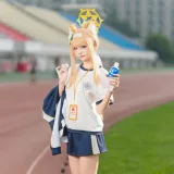 艾西Aiwest《碧蓝档案 伊落玛丽 体操服》主题写真：44张全套美图