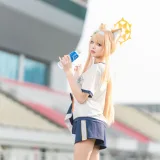 艾西Aiwest《碧蓝档案 伊落玛丽 体操服》主题写真：44张全套美图
