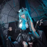艾西Aiwest《初音小恶魔》主题写真：26张全套美图