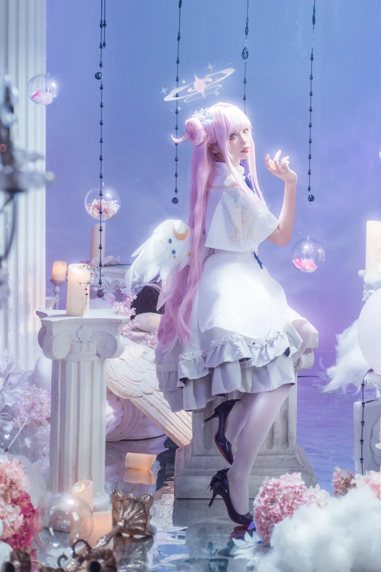 艾西Aiwest《圣园未花》主题写真：40张全套美图