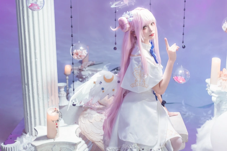艾西Aiwest《圣园未花》主题写真：40张全套美图