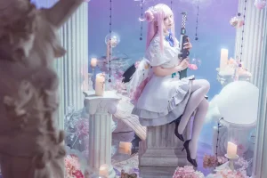 艾西Aiwest《圣园未花》主题写真：40张全套美图