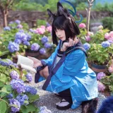艾西Aiwest《桐生桔梗》主题写真：48张全套美图