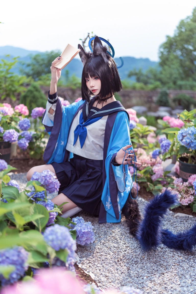 艾西Aiwest《桐生桔梗》主题写真：48张全套美图