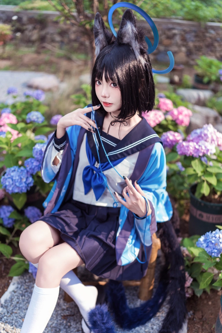 艾西Aiwest《桐生桔梗》主题写真：48张全套美图