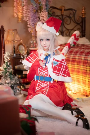 艾西Aiwest《香子兰圣诞》主题写真：46张全套美图