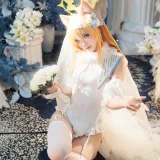 艾西Aiwest《蔚蓝档案 伊落玛丽 花嫁》主题写真：31张全套美图